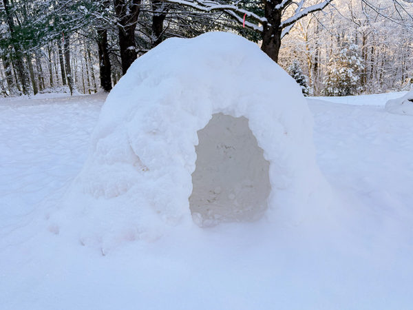 picture of a snow igloo
