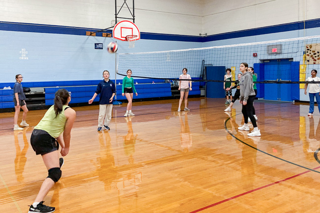 indoor volleyball