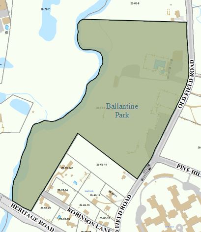 GIS map of Ballantine park