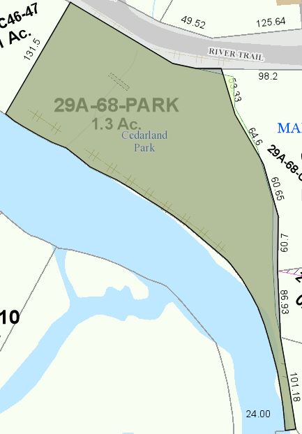 cedarland park gis map