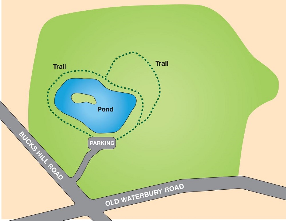 Map of Hidden Pond park