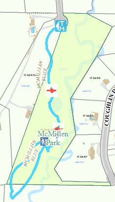 GIS map of McMillen Park