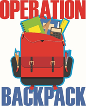 backpack with text operation backpack